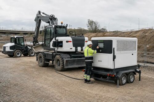 Sạc di động cho thiết bị xây dựng điện