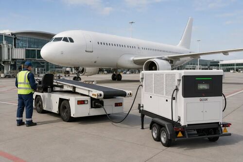 Sạc di động cho Thiết bị Hỗ trợ Mặt đất Sân bay