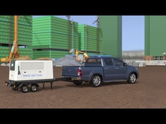 Đường đèn ngoài trời 2kW Động cơ máy phát điện 180KW Trạm sạc Đường đèn di động