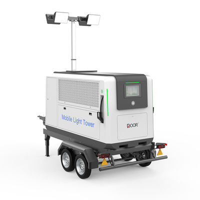 chất lượng Đường đèn ngoài trời 2kW Động cơ máy phát điện 180KW Trạm sạc Đường đèn di động nhà máy sản xuất